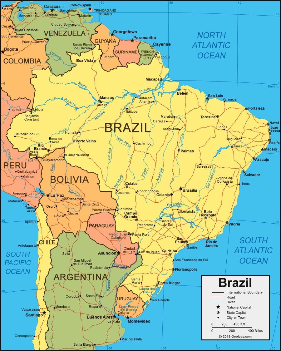 cidades do Brasil mapa