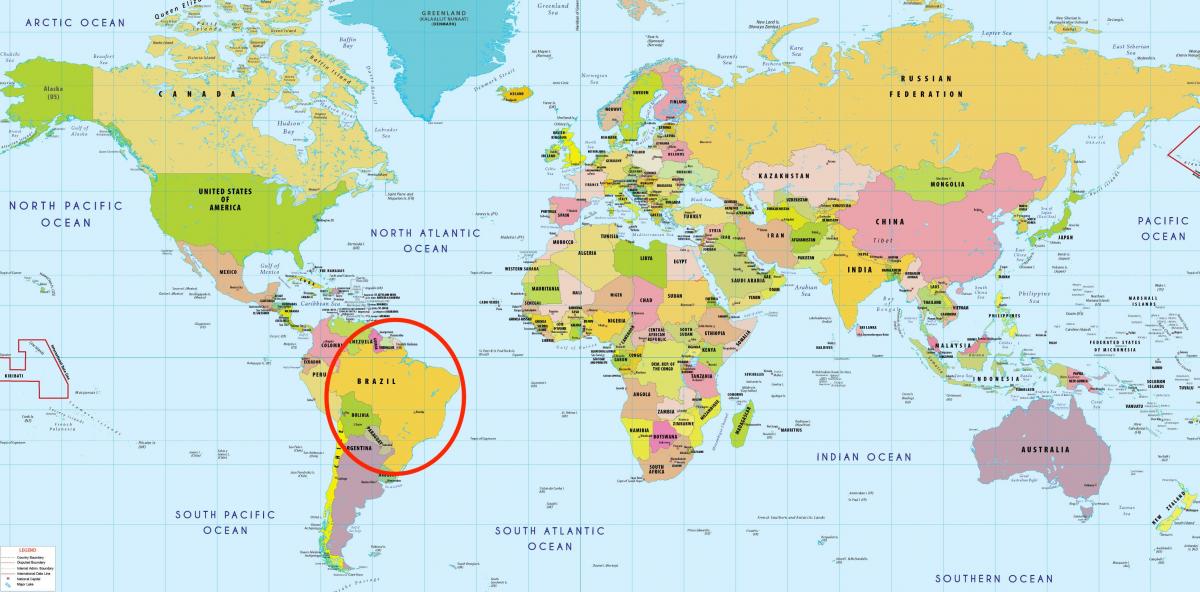 O brasil no mapa