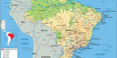 O brasil no mapa