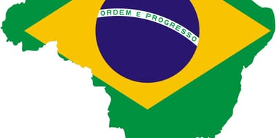 Bandeira do brasil mapa