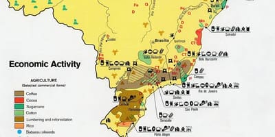 Mapa econômico do Brasil