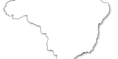 Mapa do Brasil de estrutura de tópicos