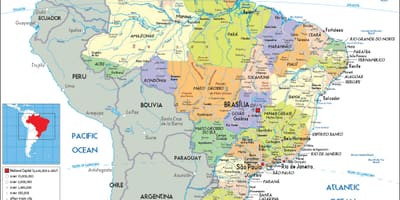 O brasil no mapa